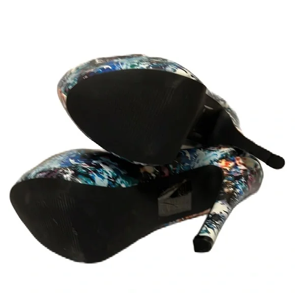 Women’s SHOEDAZZLE, Colorful, Art to Wear Heels, Size 7.5 - Picture 4 of 6